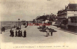 CPA ARCACHON - LE BOULEVARD PROMENADE - LES JARDINS - BR 297 - Arcachon