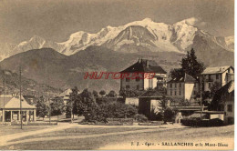 CPA SALLANCHES - ET LE MONT BLANC - Sallanches