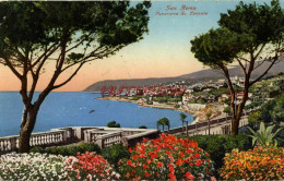 CPA SAN REMO - PANORAMA DA LEVANTE - San Remo