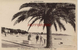 CPA JUAN LES PINS - BOULEVARD DE LA PLAGE - Juan-les-Pins