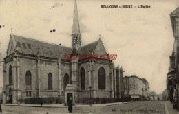 CPA BOULOGNE SUR SEINE - L'EGLISE - Boulogne Billancourt