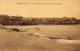 Liban - BEYROUTH - Vue Panoramique De La Grande Avenue Des Français - Ed. Au Bon Marché Du Liban 207 - Liban