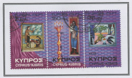 Chypre - Cyprus - Zypern 1975 Y&T N°420 à 422 - Michel N°426 à 428 (o) - EUROPA - Se Tenant - Oblitérés