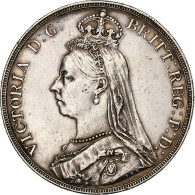Grande-Bretagne, Victoria, Crown, 1889, Londres, Argent, TTB+, KM:765 - M. 1 Crown
