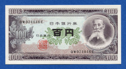 Japan 100 Yen Itagaki Taisuke ND (1953) Pick # 90c Unc - Japon