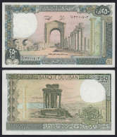 LIBANON - LEBANON 250 Livres Banknote Pick  67e 1988 AUNC/UNC (1-)  (19763 - Altri – Asia