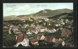 AK Wernigerode, Totalansicht Der Stadt Mit Schloss  - Wernigerode