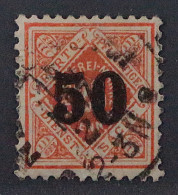 1923, WÜRTTEMBERG 188, 50 Rentenpfennig, Sauber Gestempelt, Geprüft 950,-€ - Gebraucht