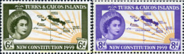 366596 MNH TURKS Y CAICOS 1959 NUEVA CONSTITUCION - Turks & Caicos (I. Turques Et Caïques)