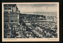 AK Travemünde, Gäste Im Kursaalgarten  - Luebeck-Travemuende