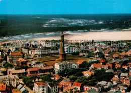 73762212 Borkum Nordseeheilbad Leuchtturm Strand Borkum - Borkum