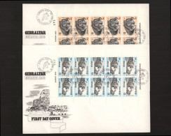 Gibraltar, Michel Nr. 463-464 KB, FDC - Gibraltar