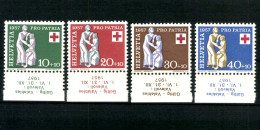 Schweiz, MiNr. 641-645 Unterrand, Postfrisch - Nuevos