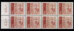 Berlin, MiNr. 278, 8er Block, Oberrand, Postfrisch - Unused Stamps