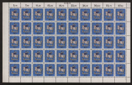 Berlin, MiNr. 351, 50er Bogen, FN 1, Zudruck Berlin, Postfrisch - Unused Stamps