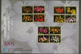 UNO Triobrief: Gefährdete Arten: Orchideen, 2005 - Emisiones Comunes New York/Ginebra/Vienna