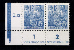 DDR, MiNr. 410 WP, Ecke Links Unten, Halber DV, Postfrisch - Ungebraucht