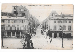 CHALONS SUR MARNE - 51 - Rue De Marne - Société Générale 1er Plan - PUB Coiffeur  TOUL 8 - - Châlons-sur-Marne