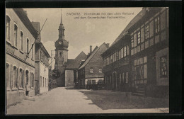 AK Zwönitz, Kirchstrasse Mit Dem Alten Rektorat Und Dem Grunertschen Fachwerkbau  - Zwönitz