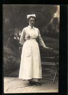 AK Rotkreuzschwester Mit Haube  - Red Cross