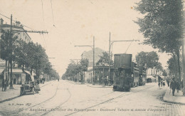 Asnières (92 Hauts De Seine) Carrefour Des Bourguignons Boulevard Voltaire Et Avenue D'Argenteuil Tramways - édit BF 217 - Asnieres Sur Seine