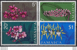 1973 Jamaica Orchids 4v. MNH SG N. 375/78 - Andere & Zonder Classificatie