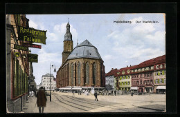 AK Heidelberg, Blick Auf Den Marktplatz  - Heidelberg
