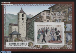 Andorra, French Post 2015 Traditional Dance S/s, Mint NH, Performance Art - Various - Dance & Ballet - Folklore - Ongebruikt