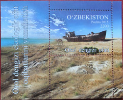 Uzbekistan  2015 ( 2016 )  Disapperance Of The Aral  Sea  S/S    MNH - Protection De L'environnement & Climat