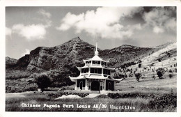 Mauritius - PORT LOUIS - Chinese Pagoda - REAL PHOTO - Ed. Inconnu  - Maurice