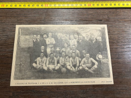 1930 GHI27 L'EQUIPE DE FOOTBALL 1 A DE L'U. S. M. DE CASSEL QUI A REMPORTÉ LA COUPE TACK René Moulin Et Albert Verdure, - Collections