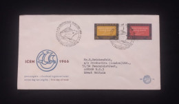 C) 1966. NETHERLANDS. FDC. SENT TO GREAT BRITAIN. DOUBLE STAMPS FOR TRANSPORTATION OF REFUGEES BY BOAT. XF - Other & Unclassified