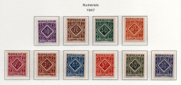 Madagascar YT Taxe 31-40 Neuf Sans Charnière XX MNH - Strafport