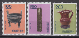 TAIWAN 1961 - Ancient Chinese Art Treasures MNH** OG XF - Neufs