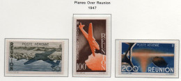 Réunion YT PA 42-44 Neuf Sans Charnière XX MNH - Poste Aérienne