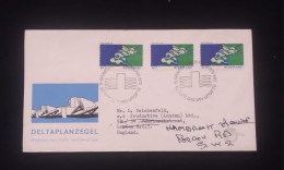 C) 1972. NETHERLANDS. FDC. SENT TO ENGLAND MULTIPLE DEFENSE PLAN STAMPS. XF - Other & Unclassified