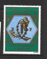 Wallis & Futuna Islands 1979 French President Visit 47 Fr Airmail Single MNH - Nuevos