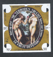 BIERETIKET - DE VERBODEN VRUCHT   -  33 CL (BE 1005) - Bier