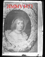 AMELIA De SOLMS Princesse AURIACA - Plaque De Verre En Négatif - Taille 64 X 89 Mlls - Glass Slides