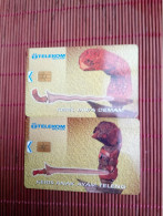 2 Phonecard Malaysia  USED   Rare - Malasia