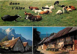 Animaux - Vaches - Alpes - Multivues - Flamme Postale - CPM - Voir Scans Recto-Verso - Vaches