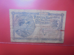 BELGIQUE 1 Franc 1920 Circuler (B.18) - 1 Franco