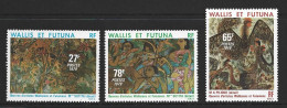 Wallis & Futuna Islands 1979 Local Paintings Set Of 3 MNH - Neufs