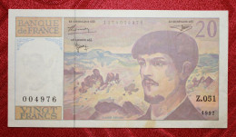 Billet 20 Francs Debussy 1997 / Z.051-004976 / TTB - 20 F 1980-1997 ''Debussy''