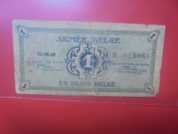 OCCUPATION BELGE En ALLEMAGNE 1 Franc 1946 Circuler (B.18) - 1-2 Francos