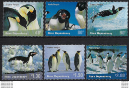 2001 Ross Dependency Penguins 6v. MNH SG. N. 72/77 - Other & Unclassified