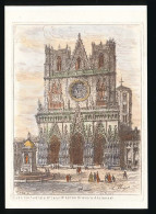 CPSM / CPM 10.5 X 15 Rhône LYON Cathédrale St Jean (d'après Gravure Ancienne) - Autres & Non Classés