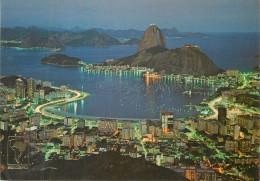 Brazil Rio De Janeiro Botafogo Bay & Sugar Loaf Nocturnal View - Rio De Janeiro