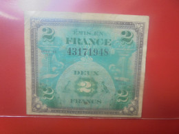 FRANCE 2 FRANCS 1944 Circuler (B.33) - 1944 Flagge/Frankreich