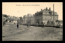 55 - MONTMEDY - PLACE ET RUE DE LA SOUS-PREFECTURE - EDITEUR COURVOUX - Montmedy